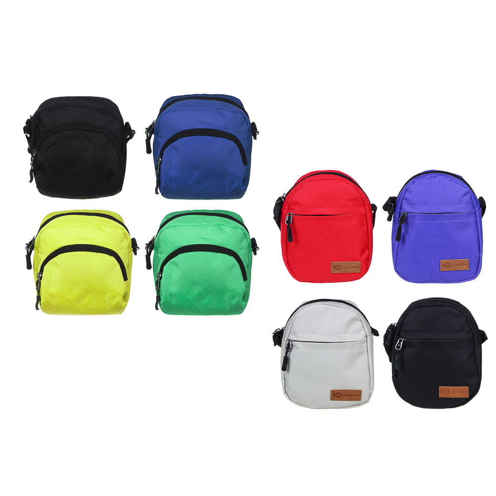 ЮL Сумка на длинном ремне, полиэстер оксфорд, 18х14х6см, 4 цвета, 21-06, арт.№ 337-103