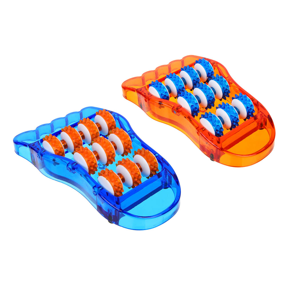 SILAPRO Массажер для ступней ног (улучшающий кровообращение) 21,5x12см, пластик, 2 цвета, арт.№ 342-043