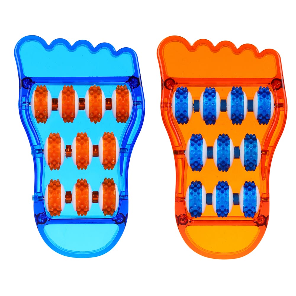 SILAPRO Массажер для ступней ног (улучшающий кровообращение) 21,5x12см, пластик, 2 цвета, арт.№ 342-043