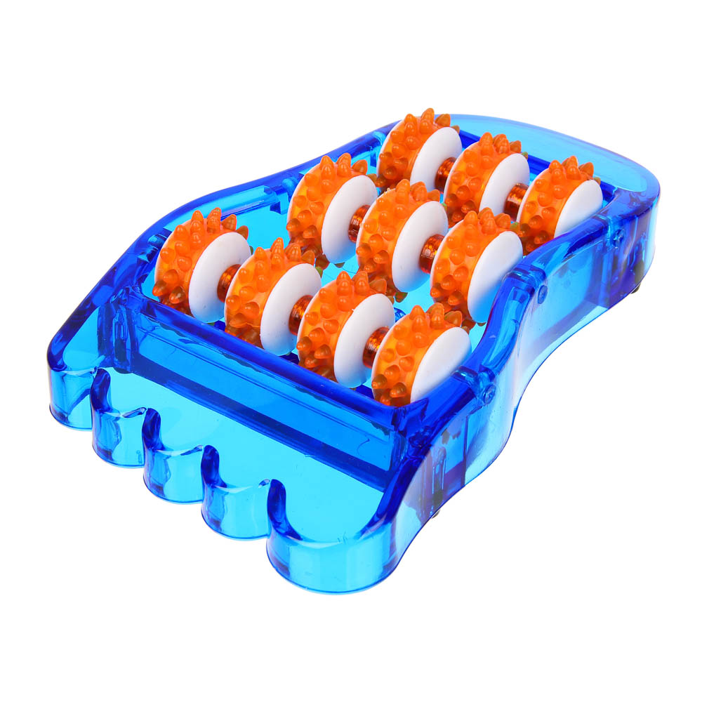 SILAPRO Массажер для ступней ног (улучшающий кровообращение) 21,5x12см, пластик, 2 цвета, арт.№ 342-043