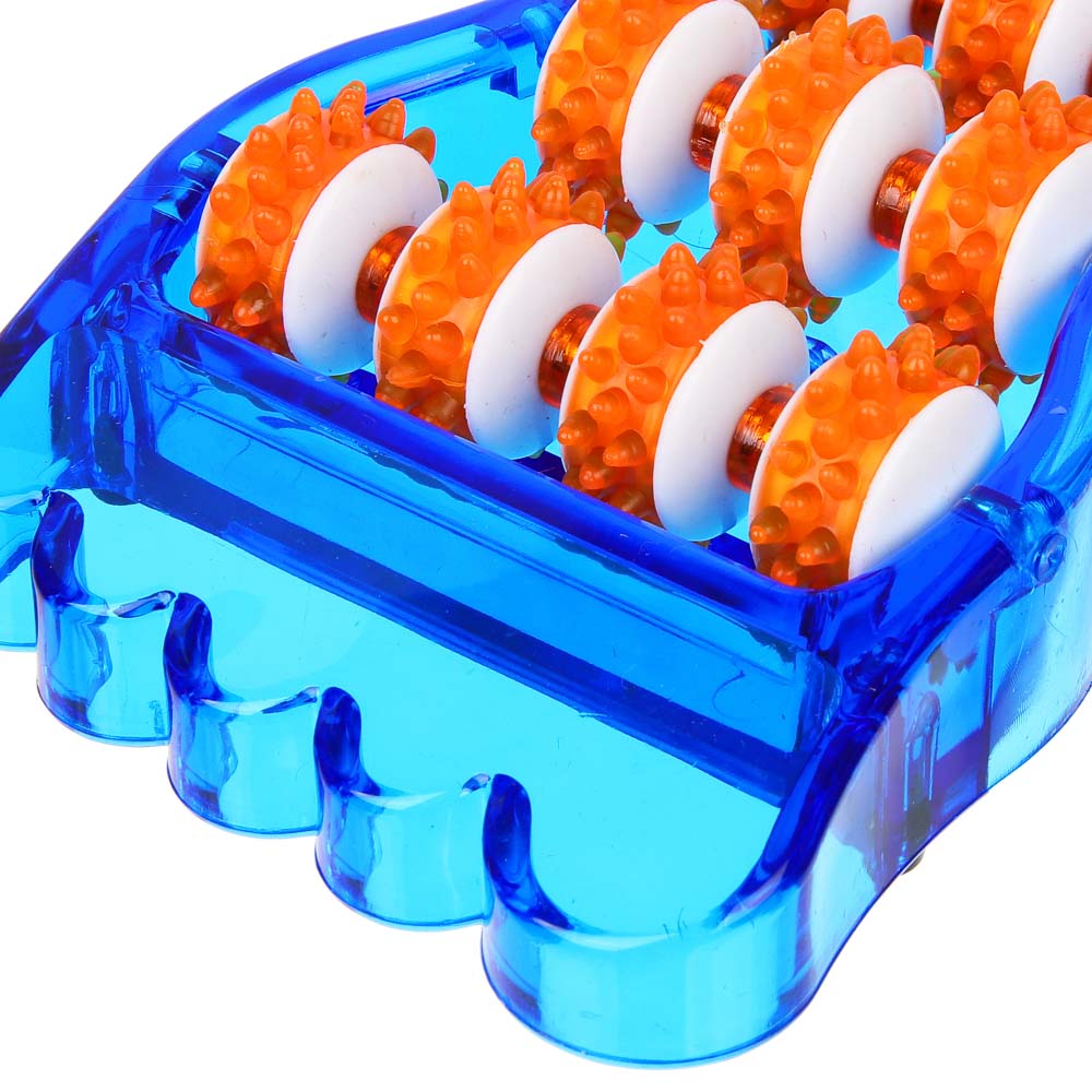 SILAPRO Массажер для ступней ног (улучшающий кровообращение) 21,5x12см, пластик, 2 цвета, арт.№ 342-043