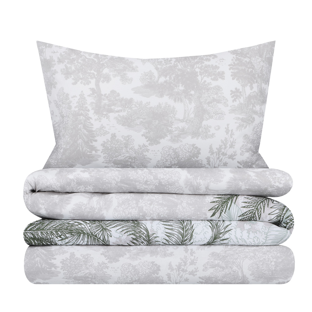 PROVANCE Мосс Комплект постельного белья 1,5 (4 предмета), поплин, 2 дизайна, арт.№ 421-387