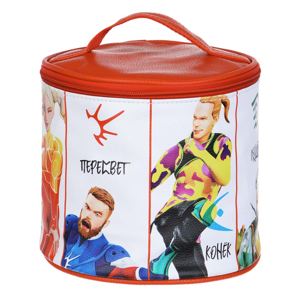 BY Русские Супергерои Набор маркеров худож., 96цв., 2-стор. (скош.6мм+"кисточка" 0,5мм), ПУ чехол, арт.№ 613-097