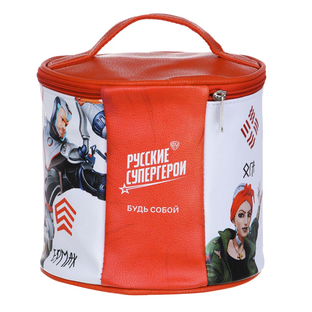 BY Русские Супергерои Набор маркеров худож., 96цв., 2-стор. (скош.6мм+"кисточка" 0,5мм), ПУ чехол, арт.№ 613-097