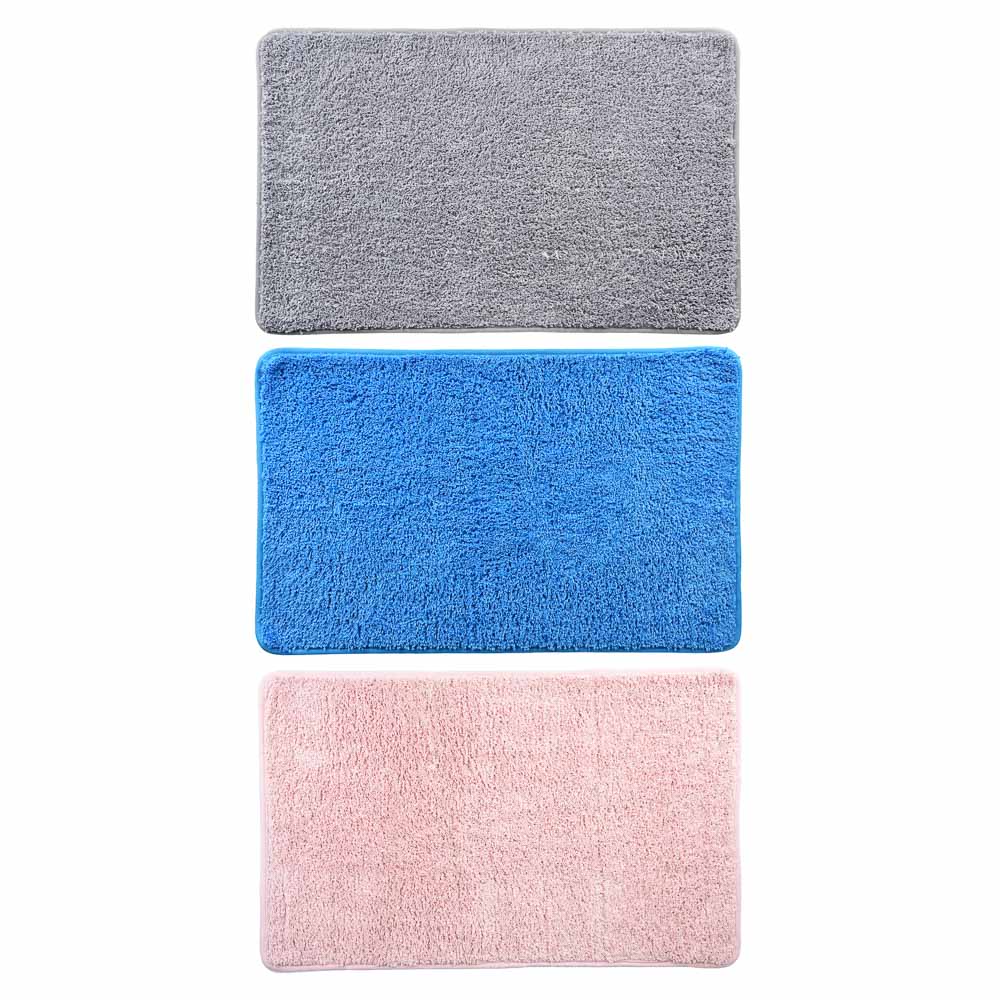 VETTA Коврик для ванной, микрофибра, 50x80см, 3 цвета, арт.№ 462-674