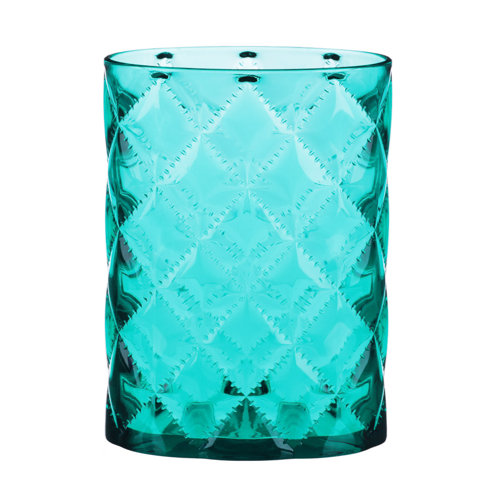 VETTA Стакан для ванной комнаты, "Ромбо", пластик, 8,3х5,7х11см, 4 цвета, арт.№ 463-910