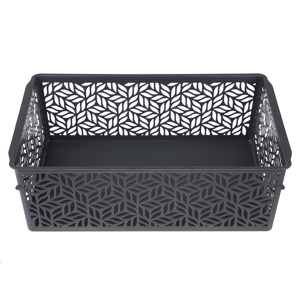 Корзинка универсальная 4,3л, 29х19х9,5см, серый, арт.№ 414-175