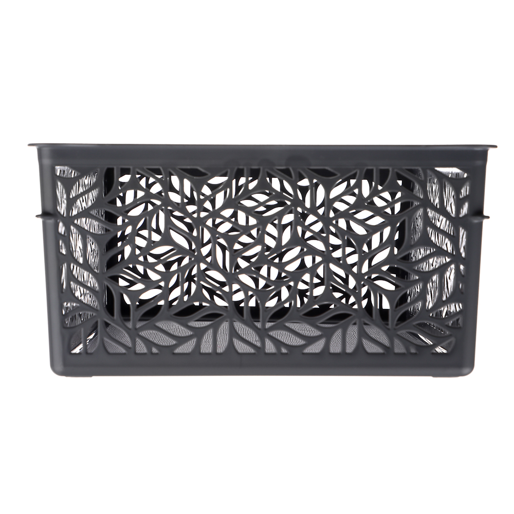 Корзинка универсальная 4,3л, 29х19х9,5см, серый, арт.№ 414-175