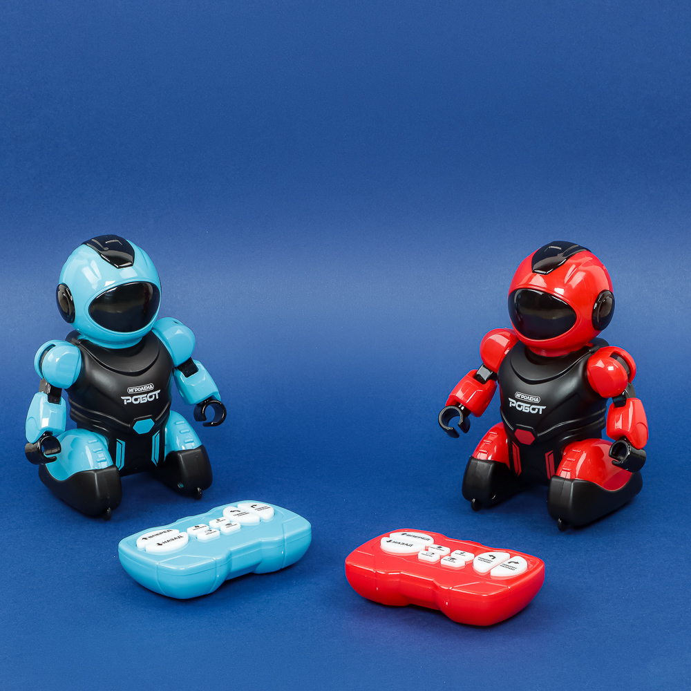 ИГРОЛЕНД Игрушка в виде робота "Минибот", свет, звук, движение, ABS, ЗУ, АКБ, 2хААА, 26,2х19,3х7,9см, арт.№ 293-154