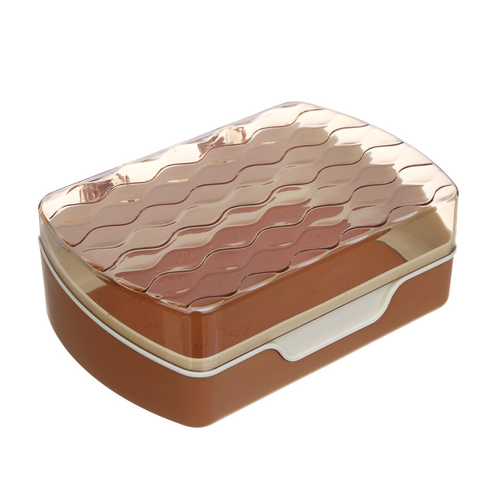 VETTA Мыльница, пластик, 13,5х9х5 см, 3 цвета, арт.№ 463-522