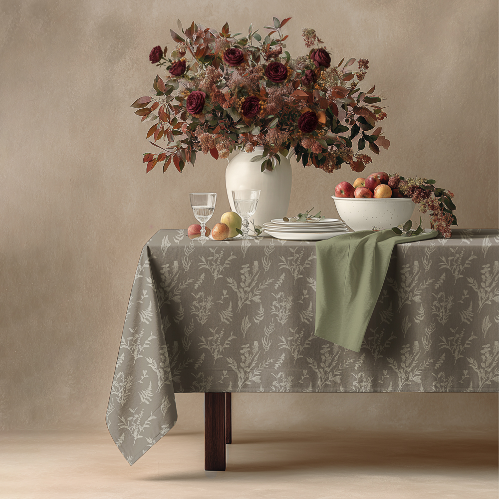 Скатерть текстильная тм PROVANCE Сенса 140х140см, 140г/м2, 100% полиэстер, 3 дизайна, арт.№ 435-199