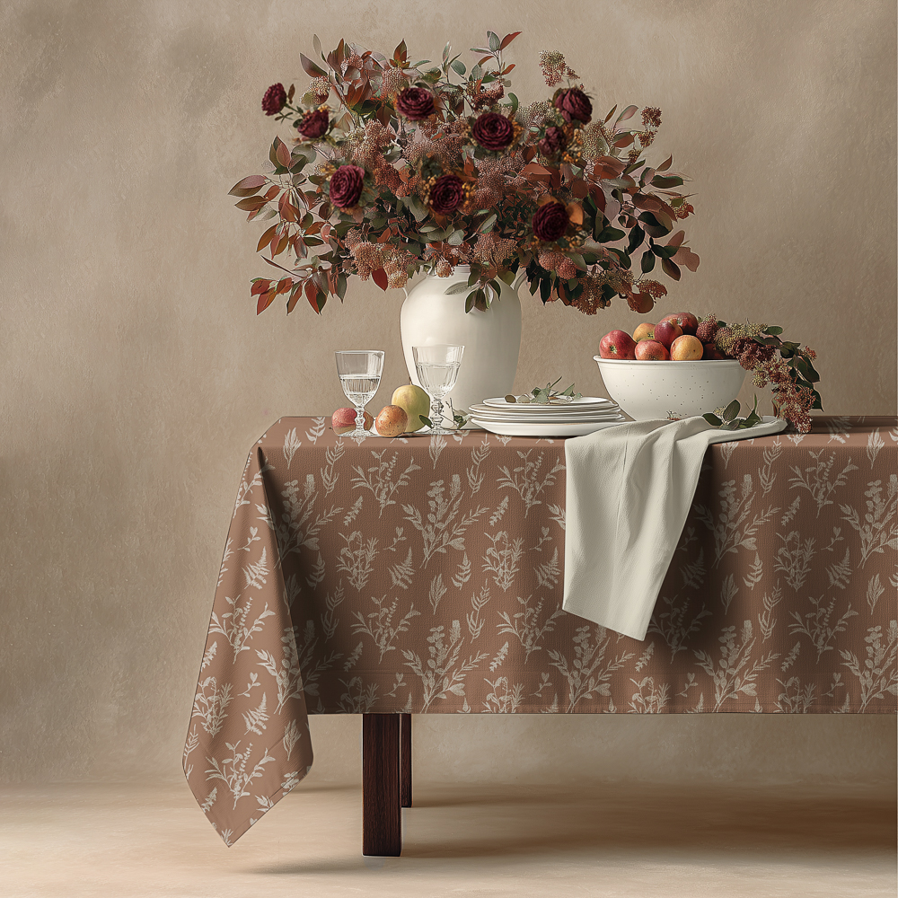 Скатерть текстильная тм PROVANCE Сенса 140х140см, 140г/м2, 100% полиэстер, 3 дизайна, арт.№ 435-199