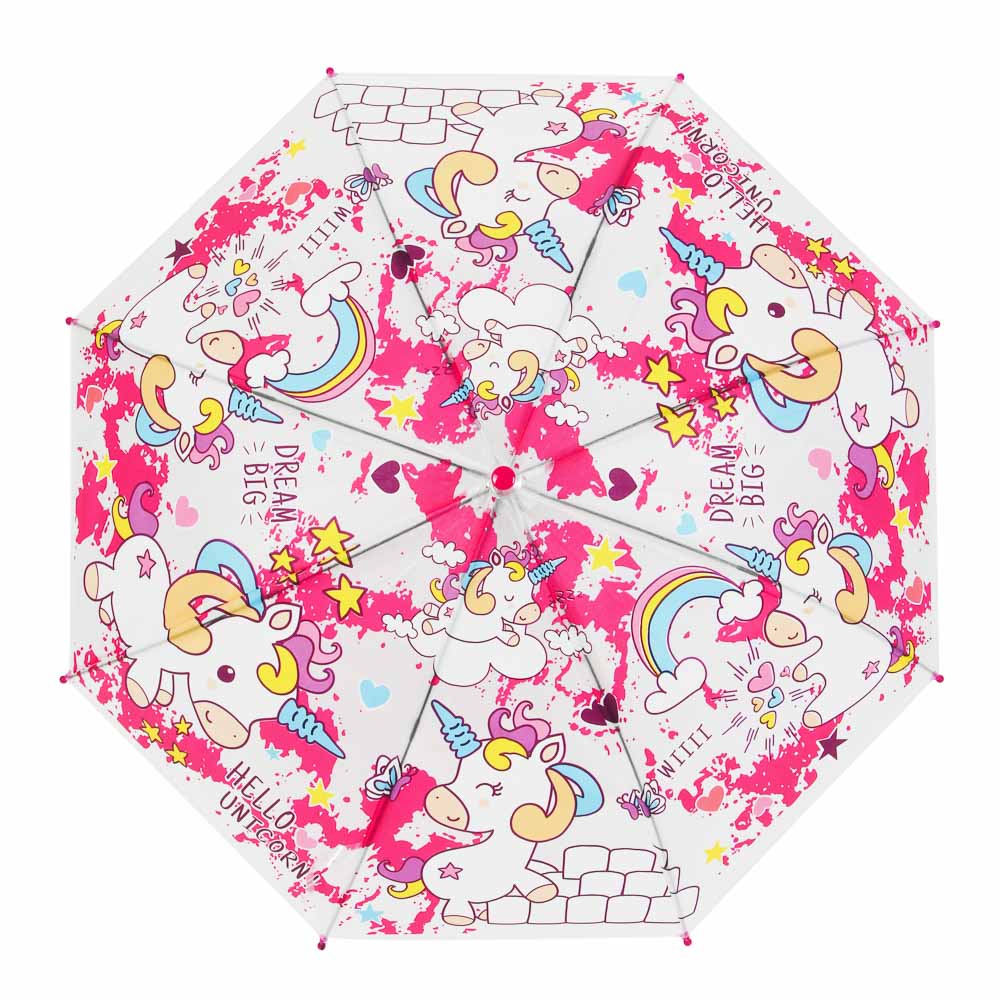 Зонт-трость, детский, POE, пластик, сплав, 50см, 8 спиц, 4 дизайна, #1, арт.№ 302-350