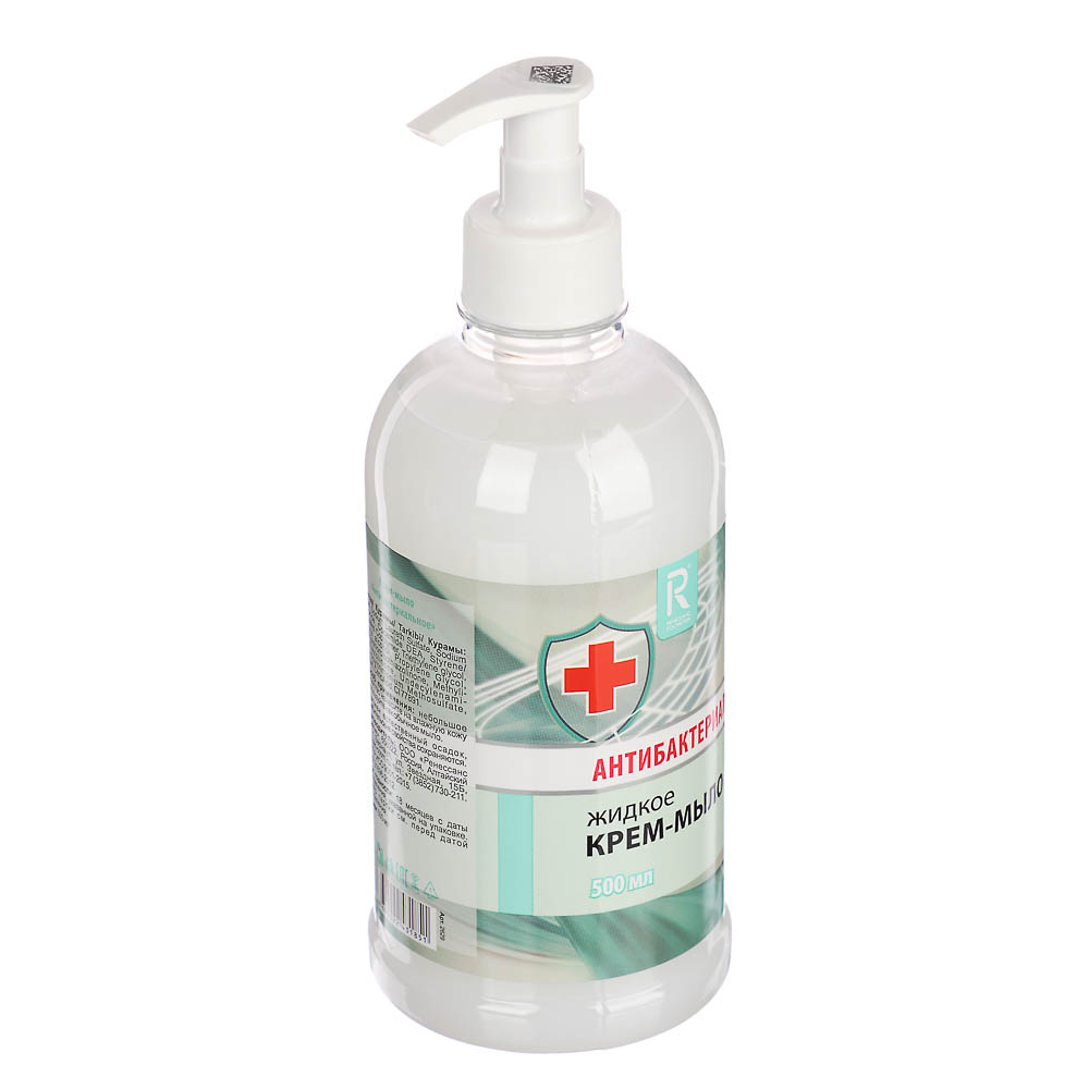 Крем-мыло жидкое антибактериальное RK, п/б, дозатор, 500мл, арт.№ 952-062