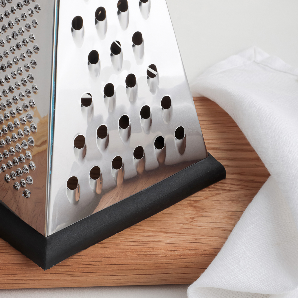 SATOSHI Терка 4-х сторонняя, 22см, нерж.сталь, круглая ручка, арт.№ 885-446