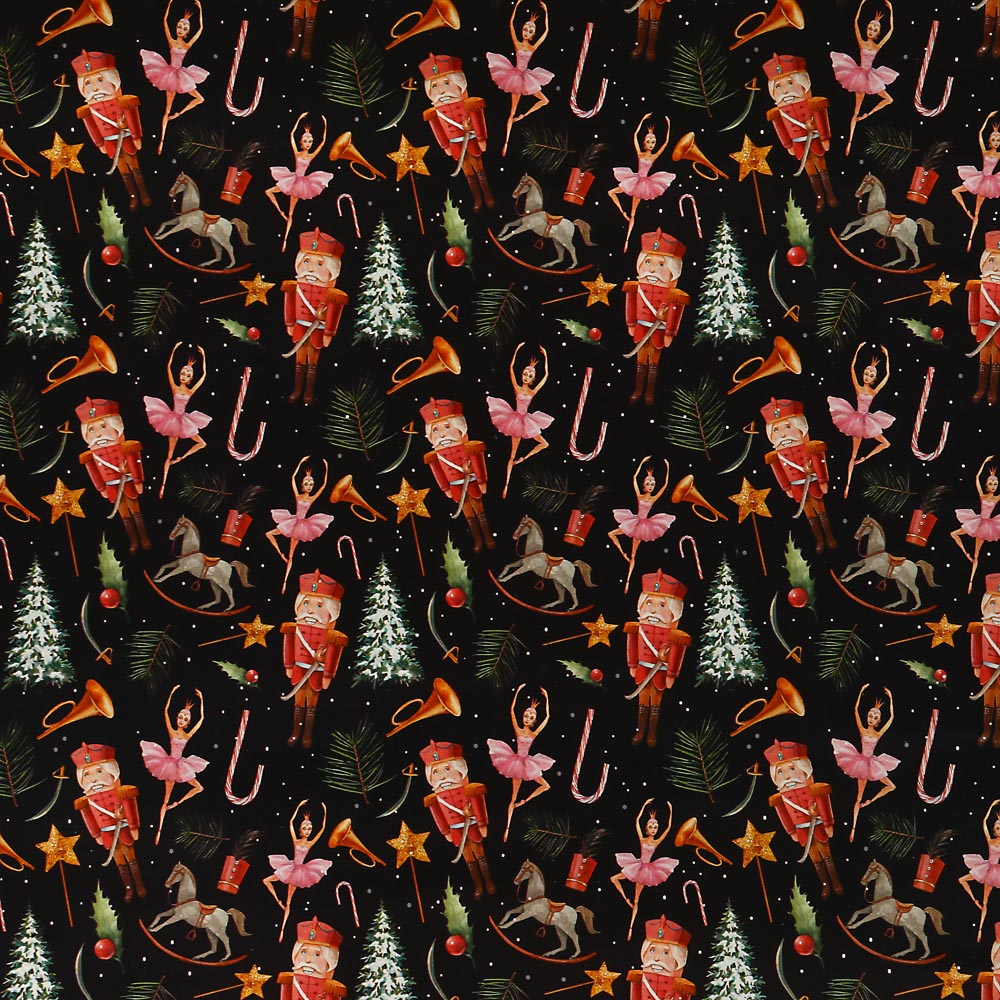 СНОУ БУМ Бумага упаковочная, 70х100см, мелованная, 65-70г, 10 дизайнов, арт.№ 369-412