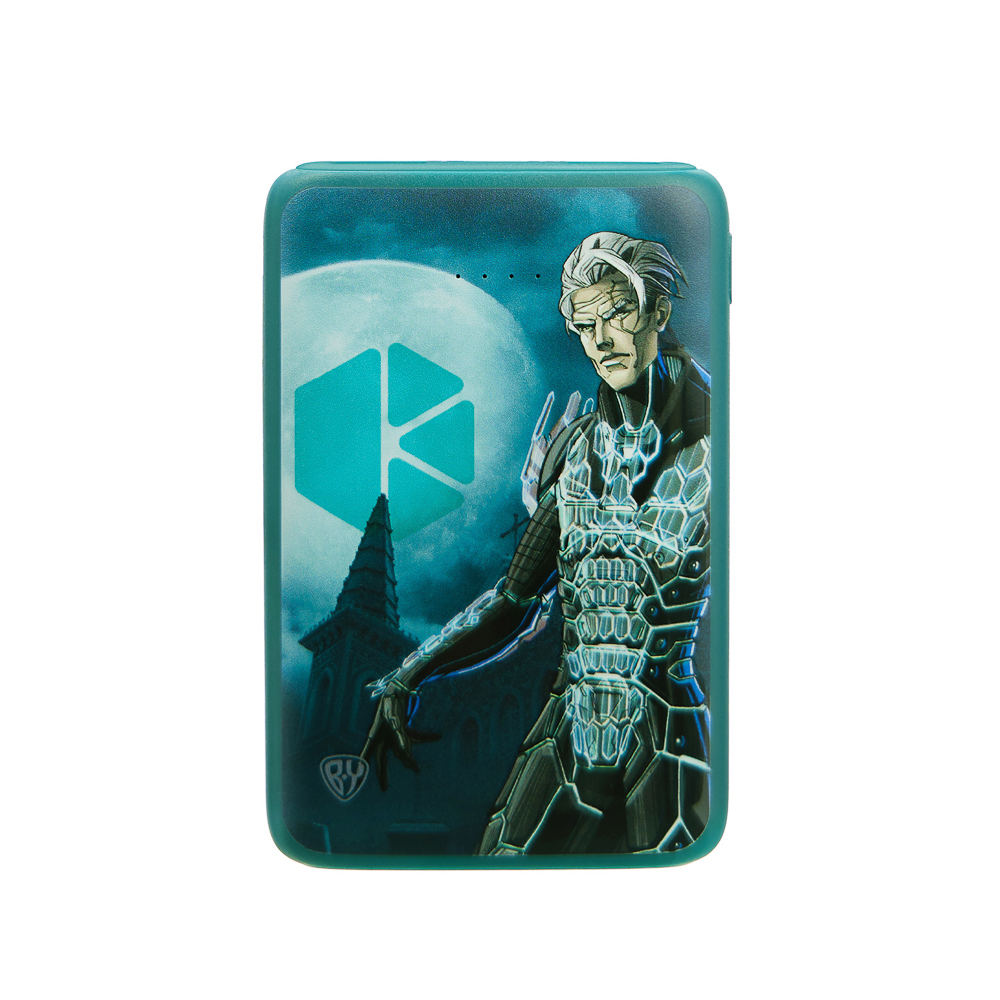 BY Аккумулятор мобильный, 5000 мАч, 2xUSB-A, 1xUSB-C,1xMicro-USB, QC+PD, 5А, Герои, КОЩЕЙ, арт.№ 031-090