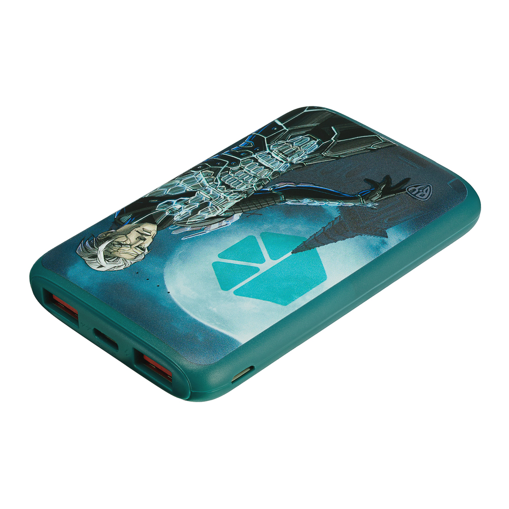 BY Аккумулятор мобильный, 5000 мАч, 2xUSB-A, 1xUSB-C,1xMicro-USB, QC+PD, 5А, Герои, КОЩЕЙ, арт.№ 031-090