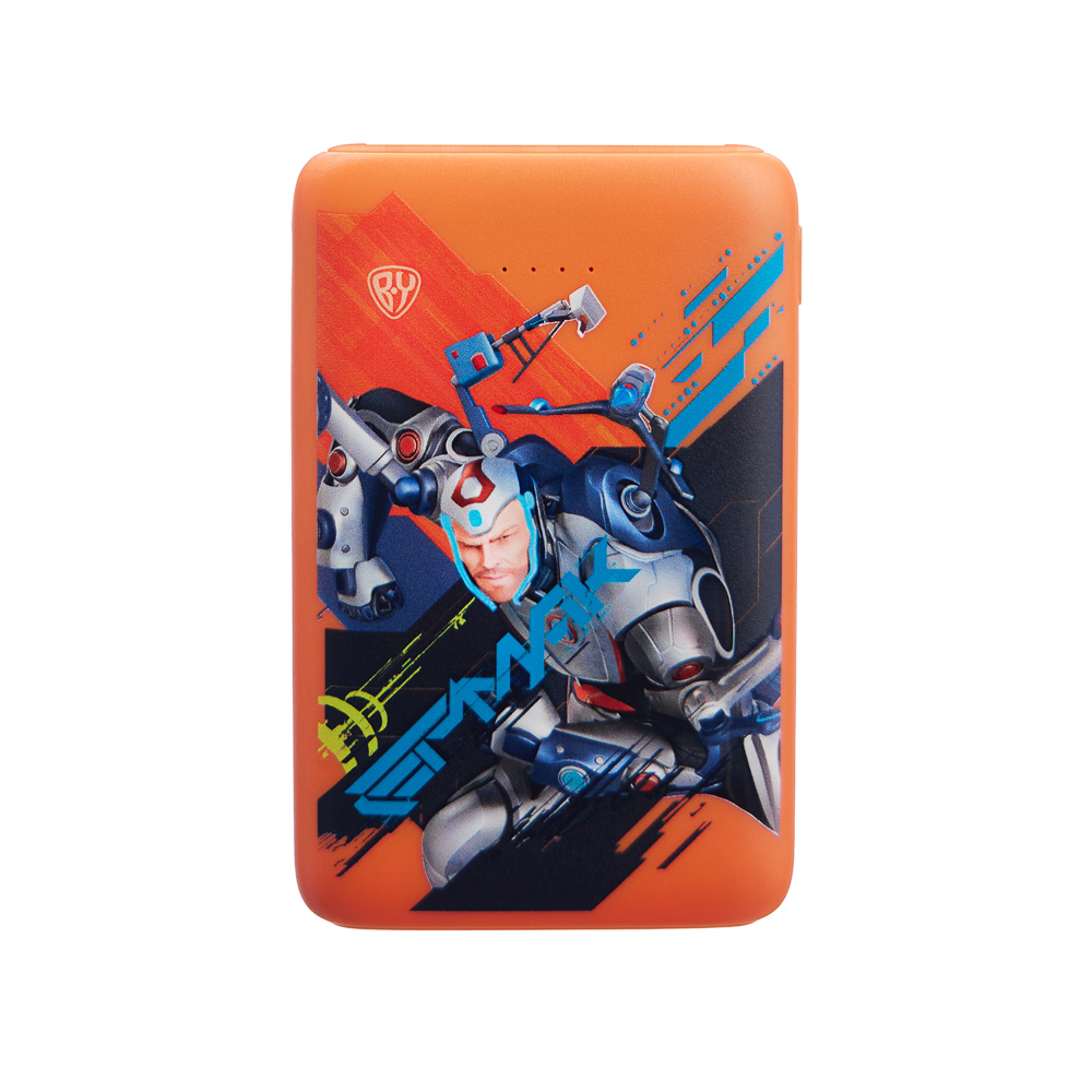 BY Аккумулятор мобильный, 5000 мАч, 2xUSB-A, 1xUSB-C,1xMicro-USB, QC+PD, 5А, Герои, ЕРМАК, арт.№ 031-092