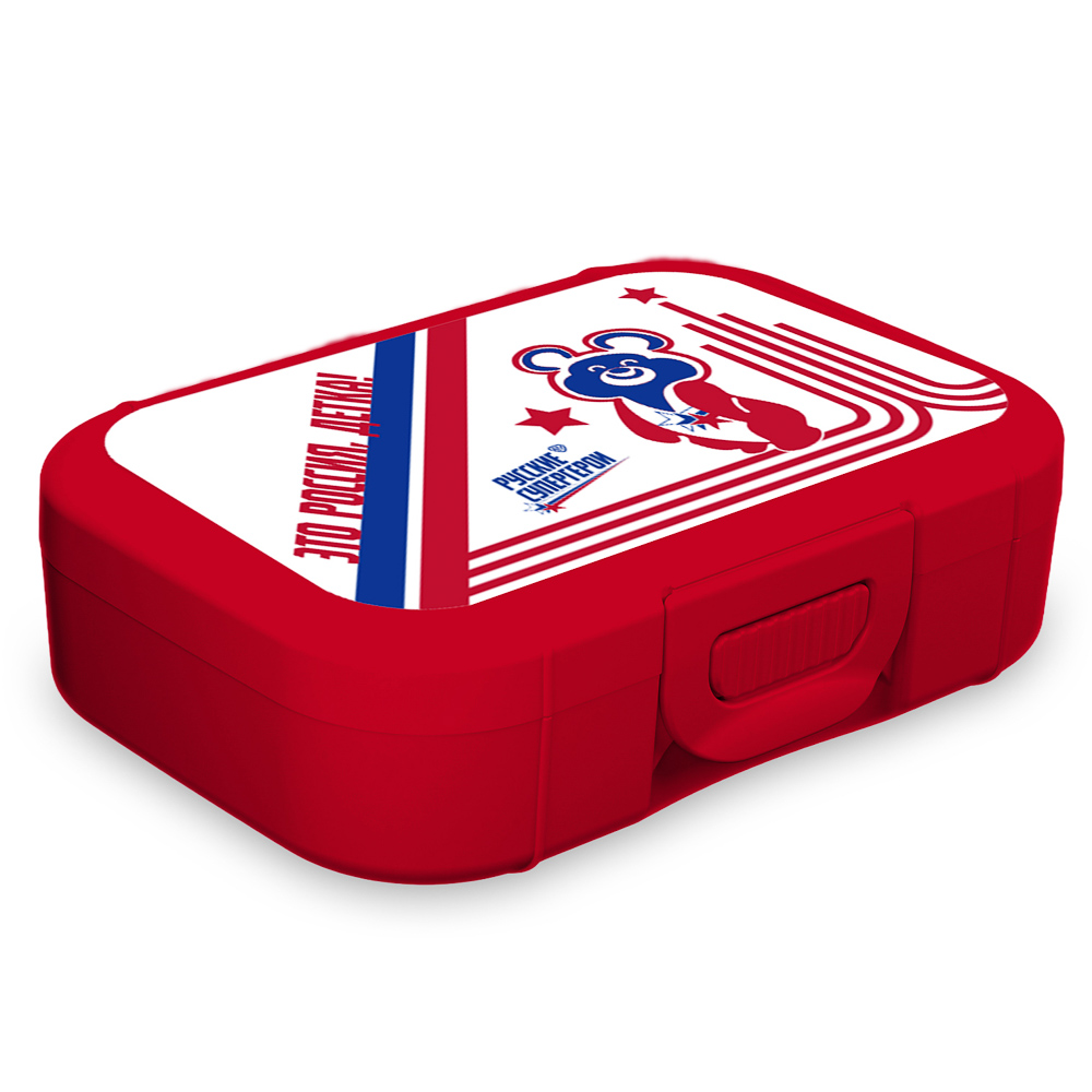 Это Россия, детка! Ланч-бокс 0,85л (18х12,5х5,5см), пластик, 2 цвета, арт.№ 861-612