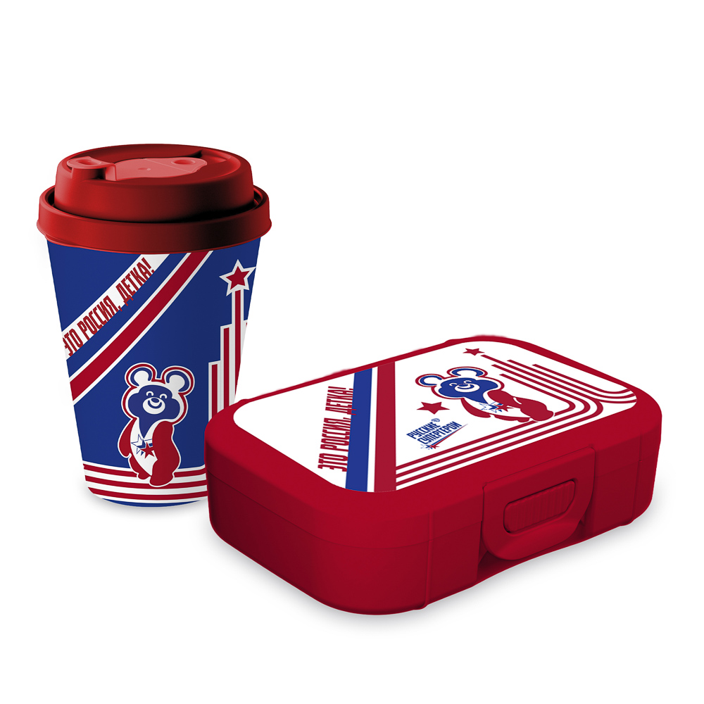 Это Россия, детка! Ланч-бокс 0,85л (18х12,5х5,5см), пластик, 2 цвета, арт.№ 861-612