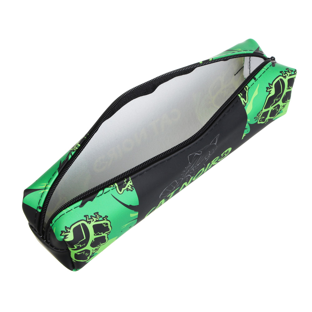 Супер-Кот Пенал прямоугольный, 20,5x5,5x4см, искусственная кожа с печатью, ПВХ бокс, серия "Скетч", арт.№ 811-030