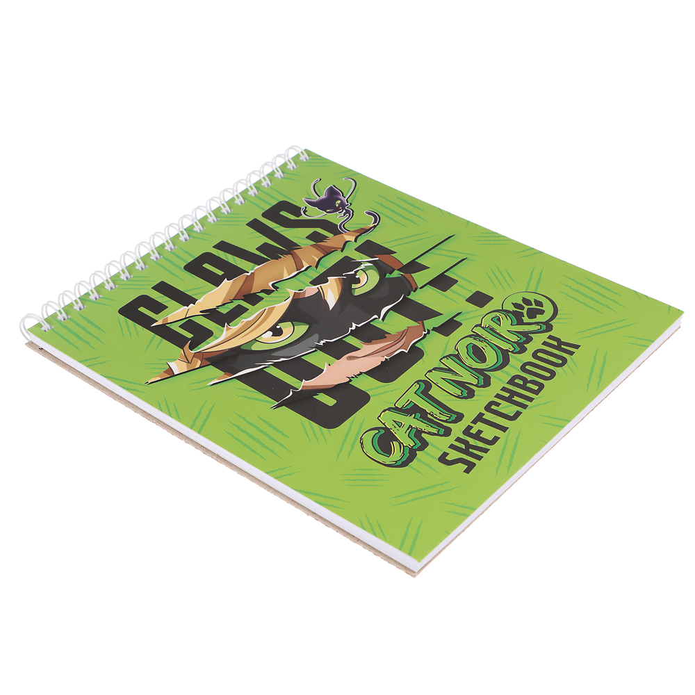 Ледибаг/Супер-Кот Блокнот для зарисовок (скетчбук) 19,5х16,4см, 30л., спираль, тв.подл., "Скетч", арт.№ 811-034