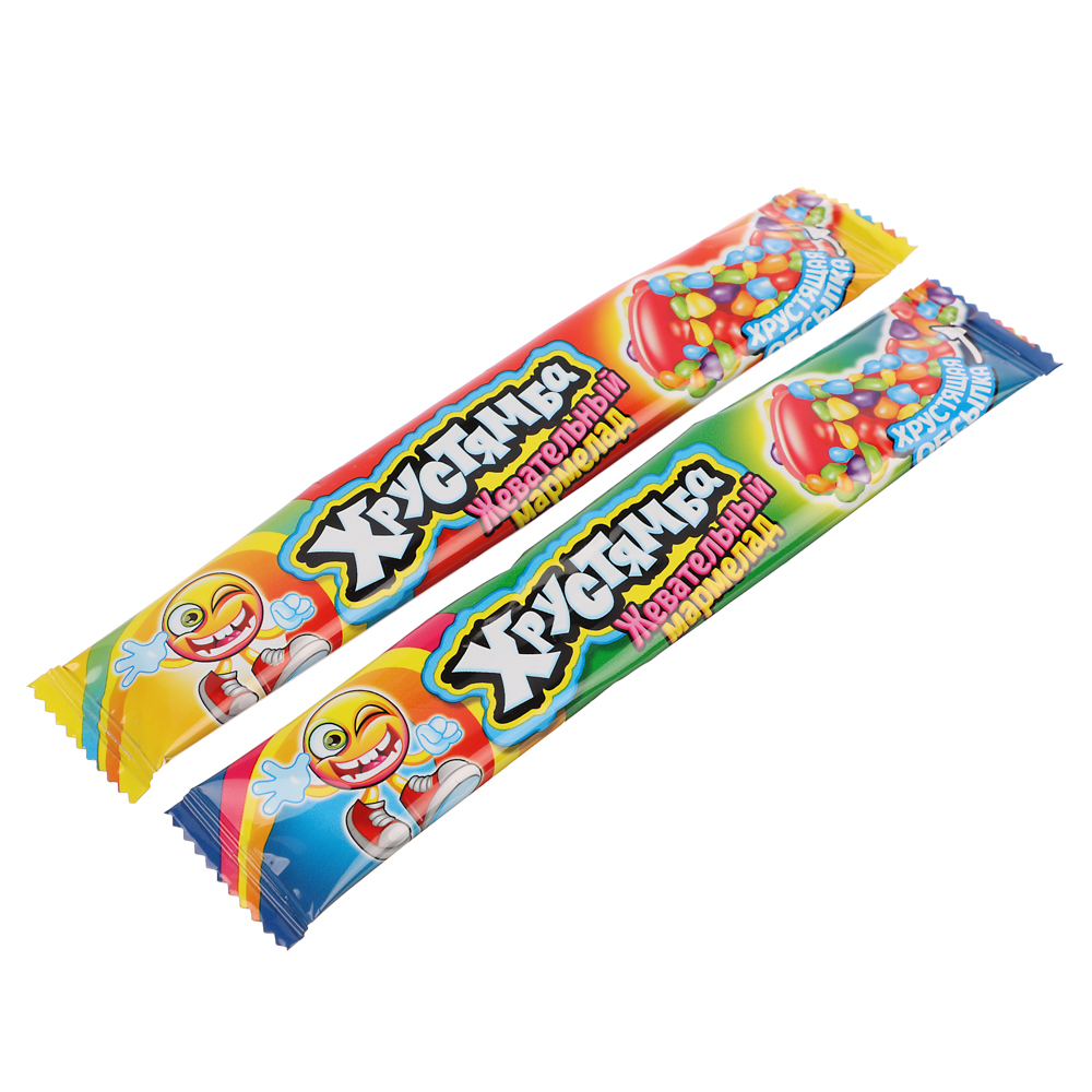 Жевательный мармелад в хрустящей обсыпке "Хрустямба" 10г, арт.№ 347-363