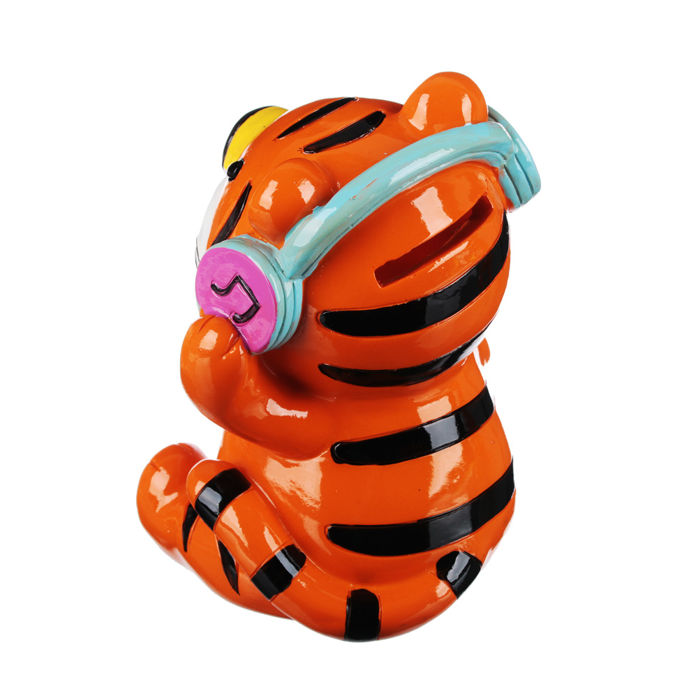 СНОУ БУМ Копилка в форме тигренка, полистоун, 11,8x10x15см, 3 дизайна, арт.№ 359-791