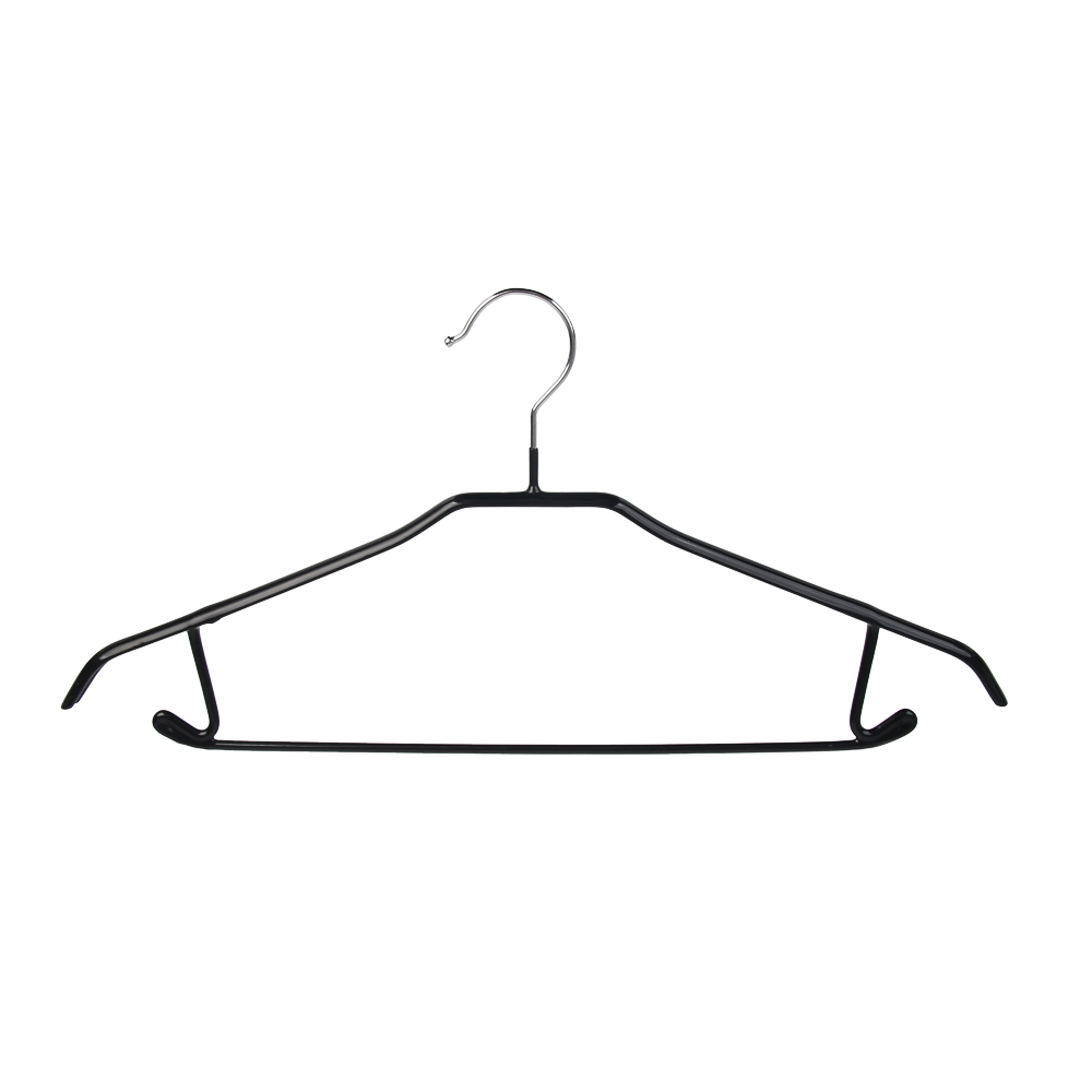 VETTA Вешалка металл с ПВХ покрытием 45см, цвет черный, TCH-202, арт.№ 456-036