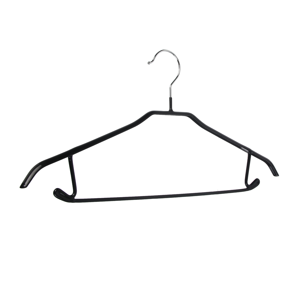 VETTA Вешалка металл с ПВХ покрытием 45см, цвет черный, TCH-202, арт.№ 456-036