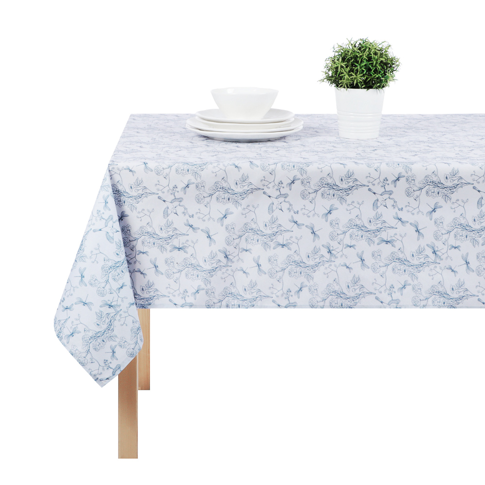 PROVANCE Фьюжн Скатерть текстильная 110х140см с водоотталкивающей пропиткой, синий, арт.№ 435-127