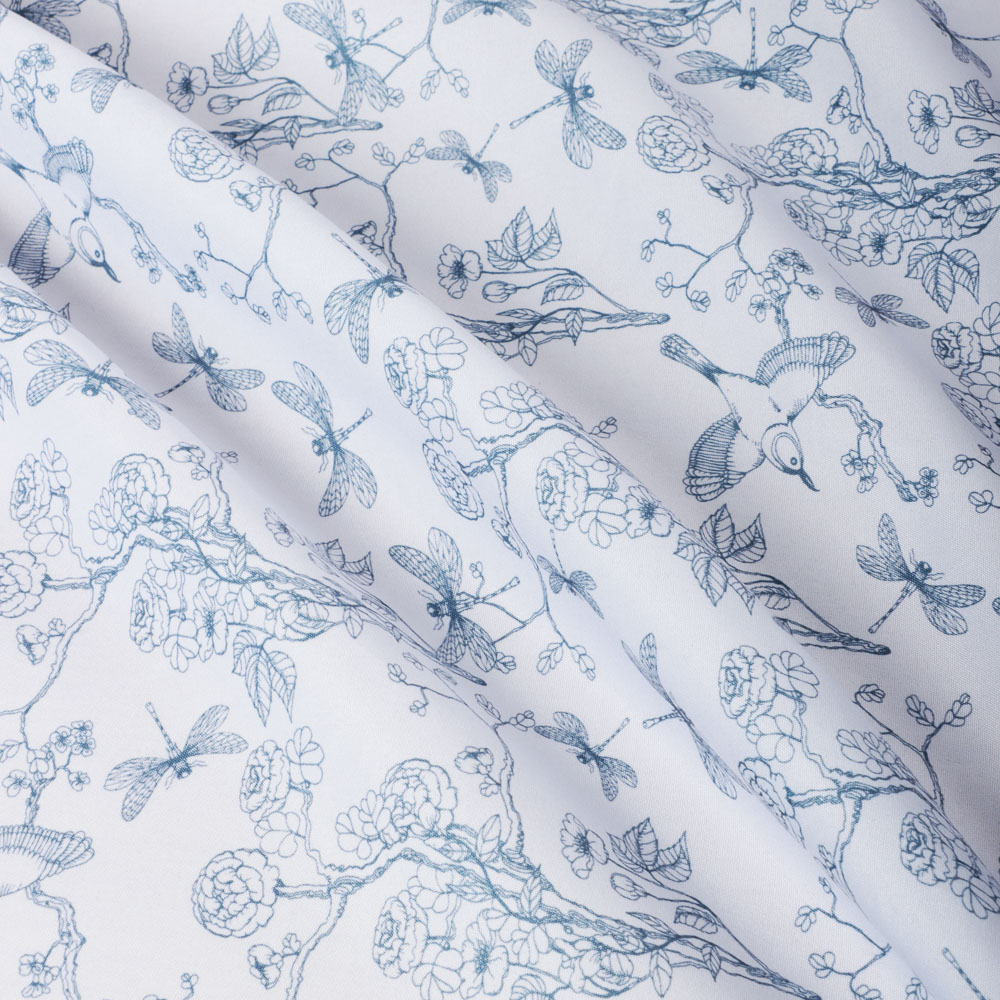 PROVANCE Фьюжн Скатерть текстильная 110х140см с водоотталкивающей пропиткой, синий, арт.№ 435-127