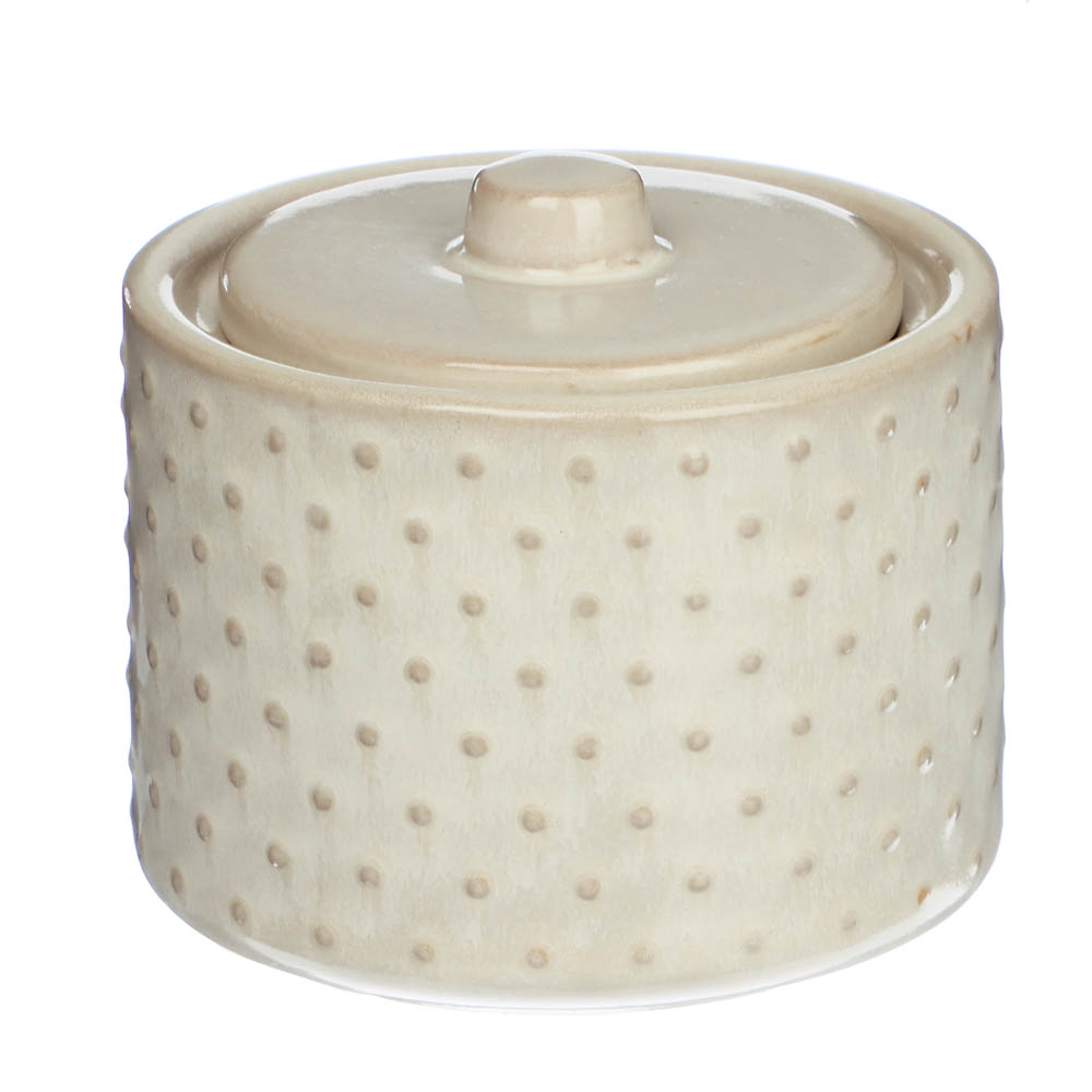 VETTA Емкость для ватных дисков и палочек "Point", керамика, арт.№ 463-378