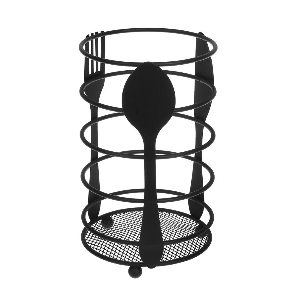 Подставка для столовых приборов тм VETTA Кухня, 10х10х16,5см, сталь Q195, 2 цвета, арт.№ 485-118