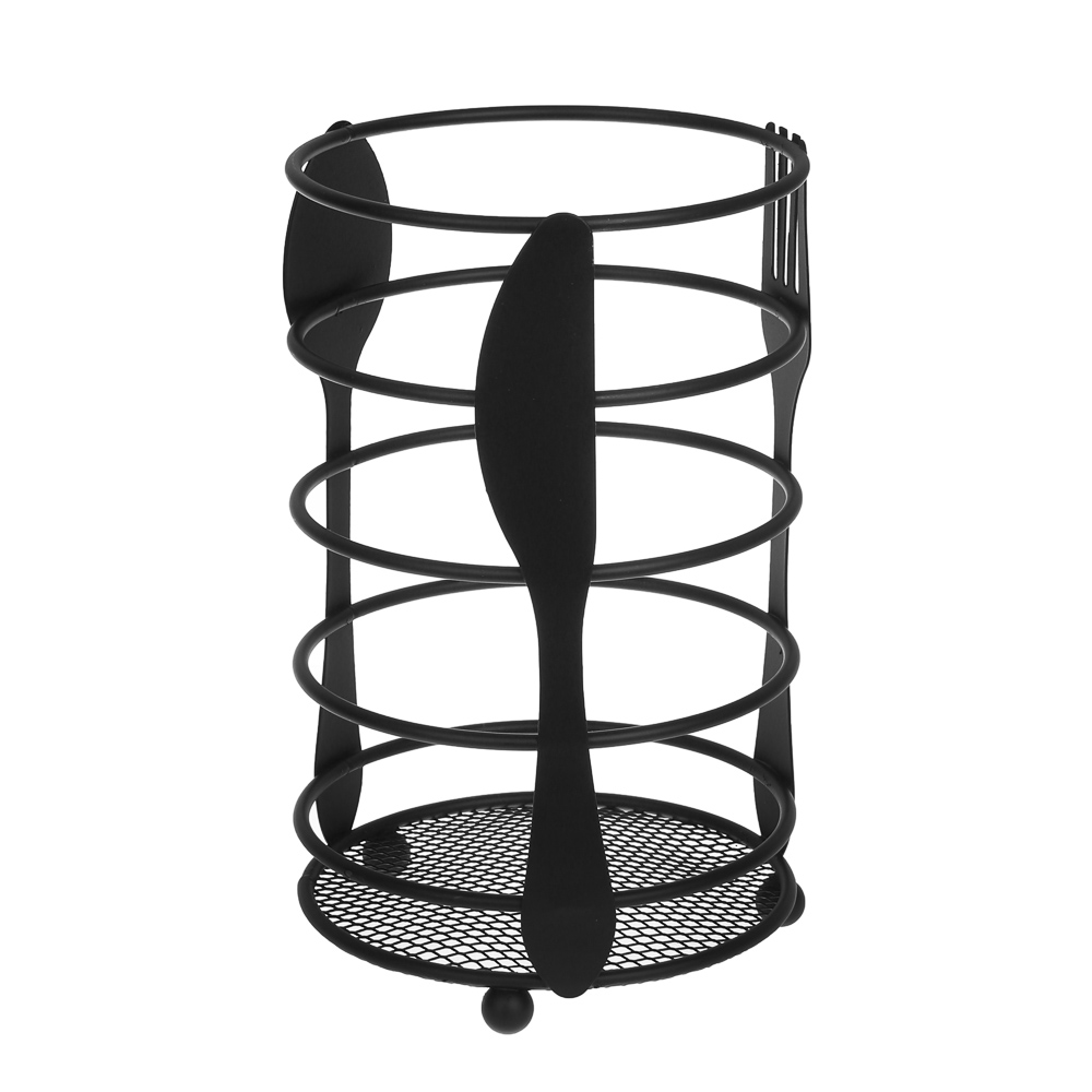 Подставка для столовых приборов тм VETTA Кухня, 10х10х16,5см, сталь Q195, 2 цвета, арт.№ 485-118