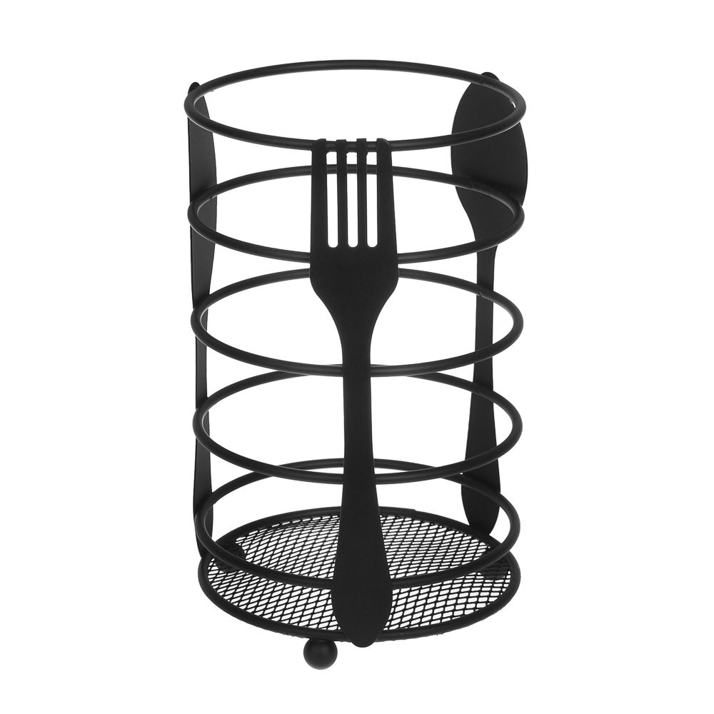 Подставка для столовых приборов тм VETTA Кухня, 10х10х16,5см, сталь Q195, 2 цвета, арт.№ 485-118