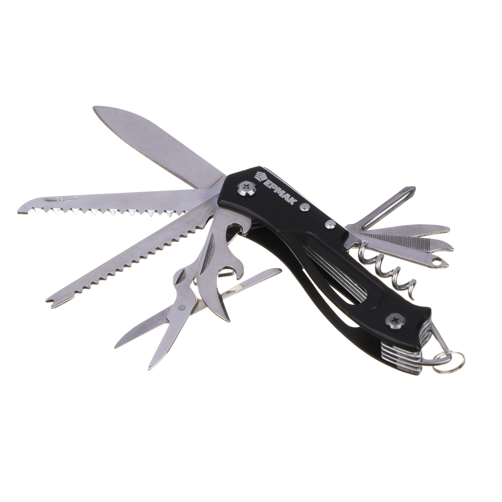 ЕРМАК Набор туристический, 13 в 1, 3CR14, алюминий, арт.№ 070-040