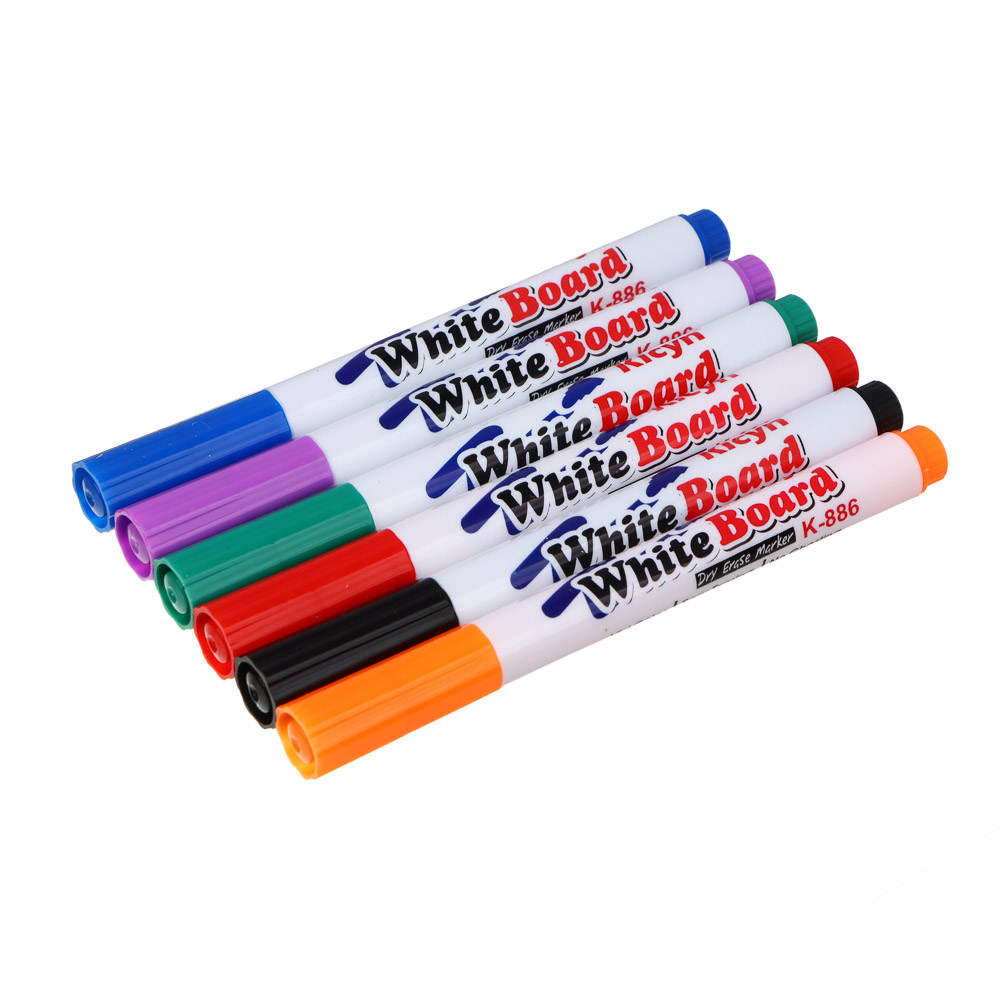 ХОББИХИТ Маркеры «Рисуем на воде» 6 цветов, РР, 8х13,5см, арт.№ 284-310