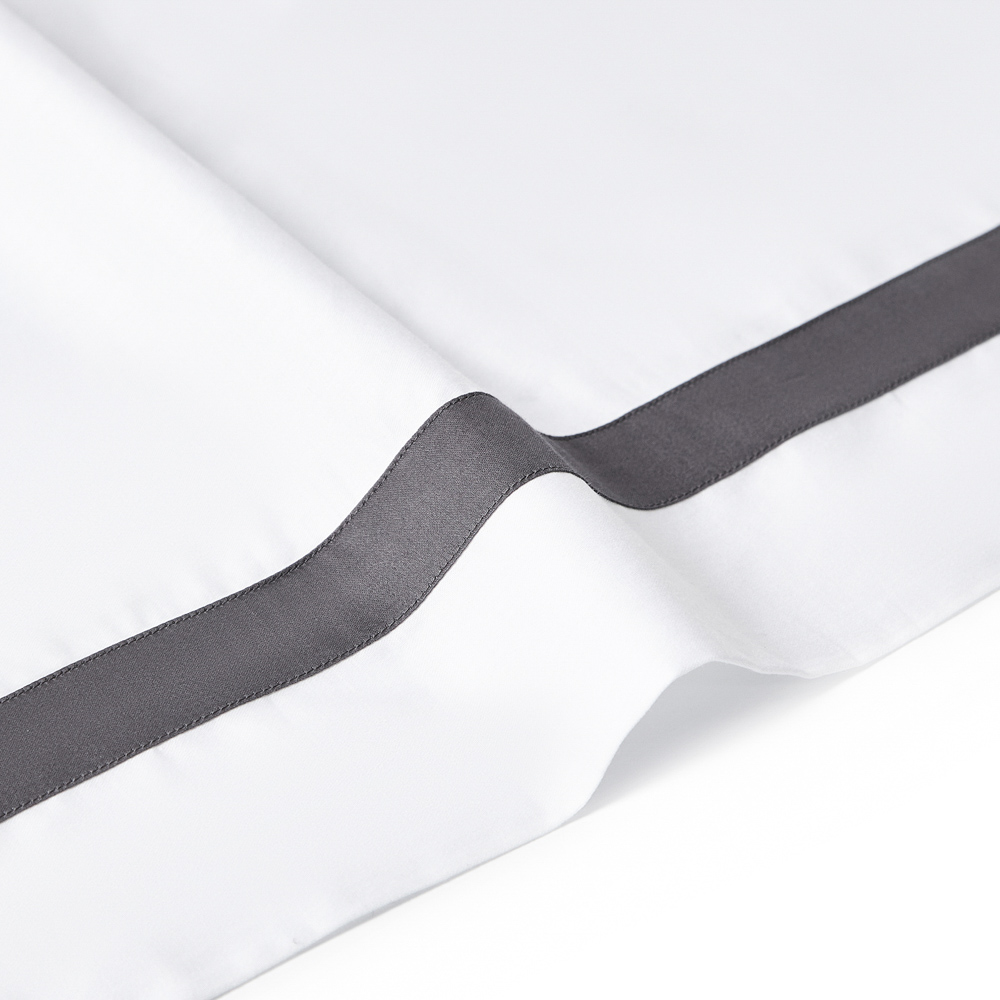 BY STAS MIKHAILOV Комплект постельного белья, евро, 100% хлопок, бело-серый, арт.№ 421-287