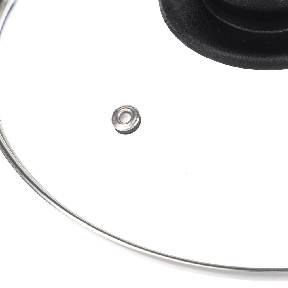 Крышка стеклянная 20см с метал.ободком в сборе, арт.№ 848-060