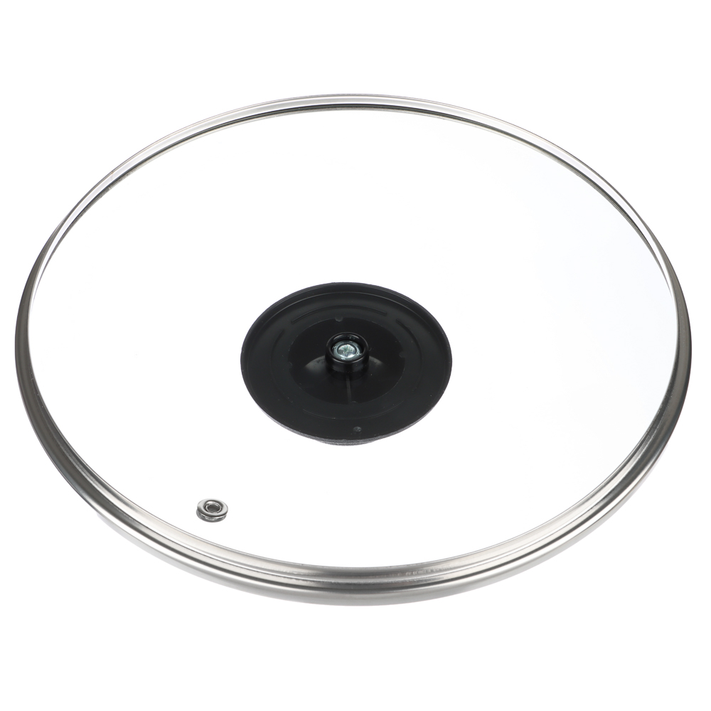 Крышка стеклянная 22см с метал.ободком в сборе, арт.№ 848-061