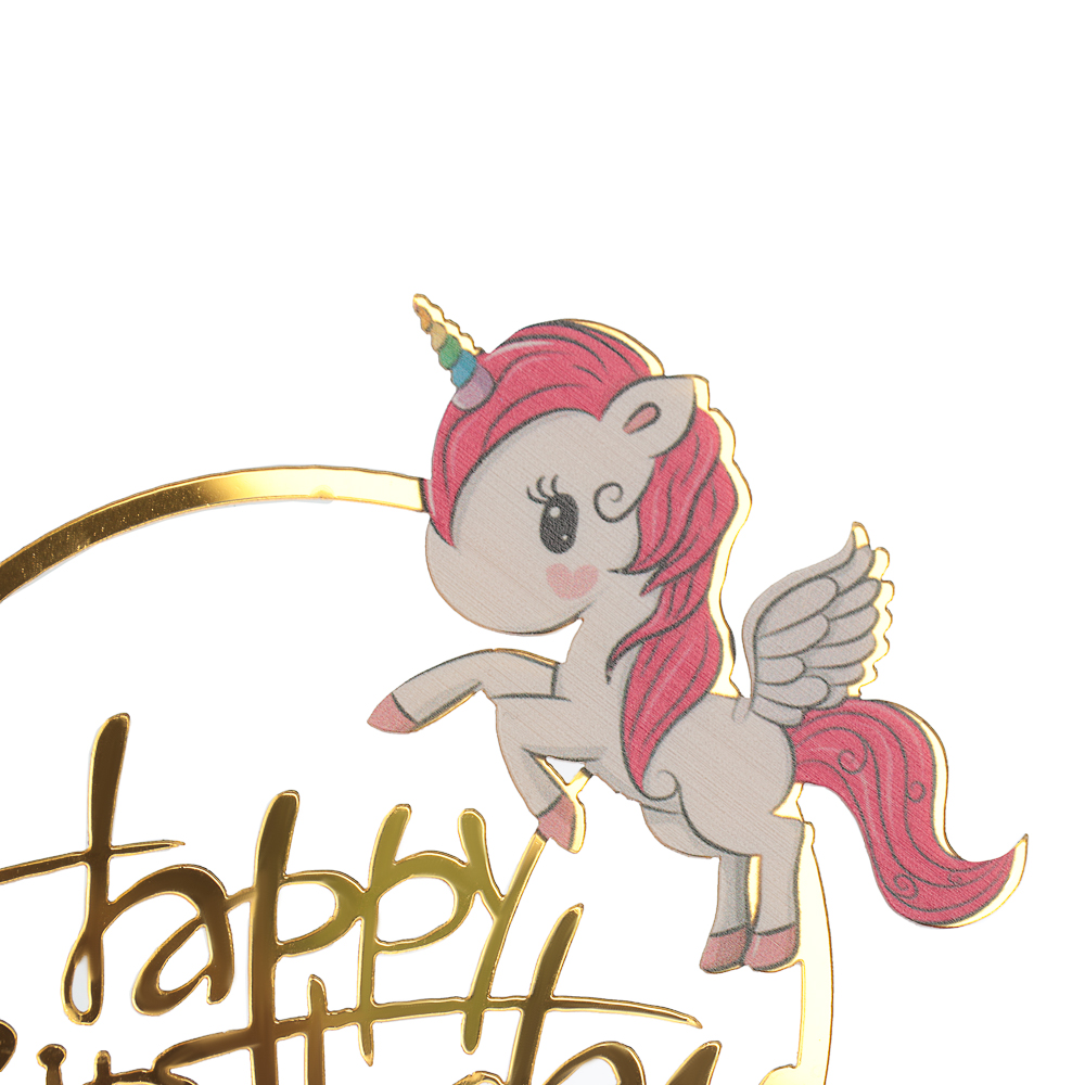 FNtastic Декор праздничный с единорогом, акрил, 17х10,5 см, арт.№ 530-317