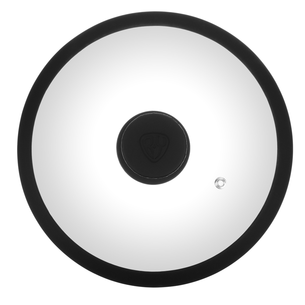 SATOSHI Крышка стекло/силикон с ручкой, 22см, арт.№ 848-070