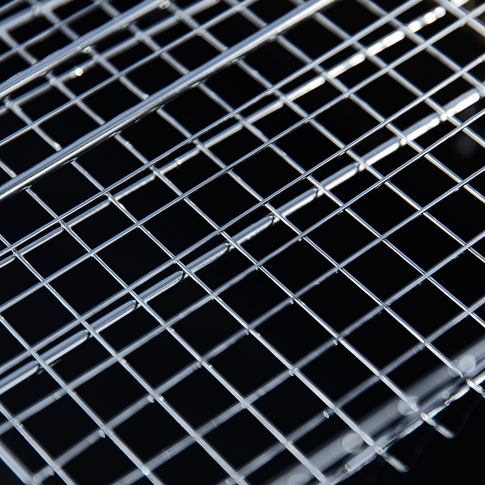 Решётка гриль хром со съёмной ручкой тм GRILLBOOM, 57x30x24, глубина 5см, хромированная сталь, арт.№ 104-047