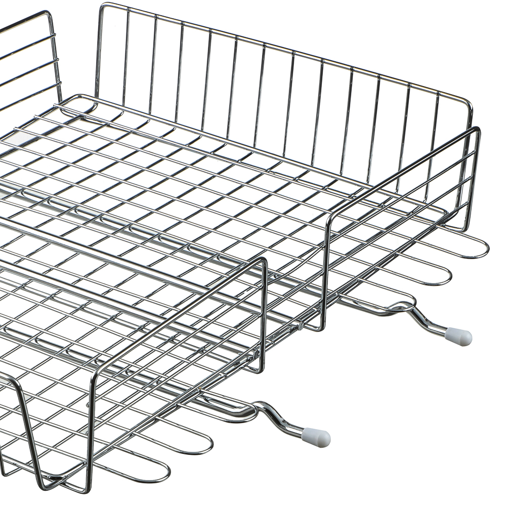 Решётка гриль хром со съёмной ручкой тм GRILLBOOM, 57x30x24, глубина 5см, хромированная сталь, арт.№ 104-047