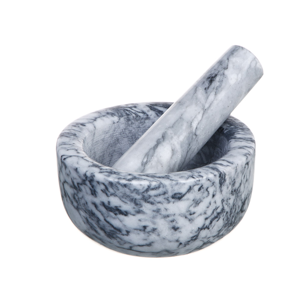 VETTA Ступка с пестиком, 11,5x6см, мрамор, 2 цвета, арт.№ 884-476