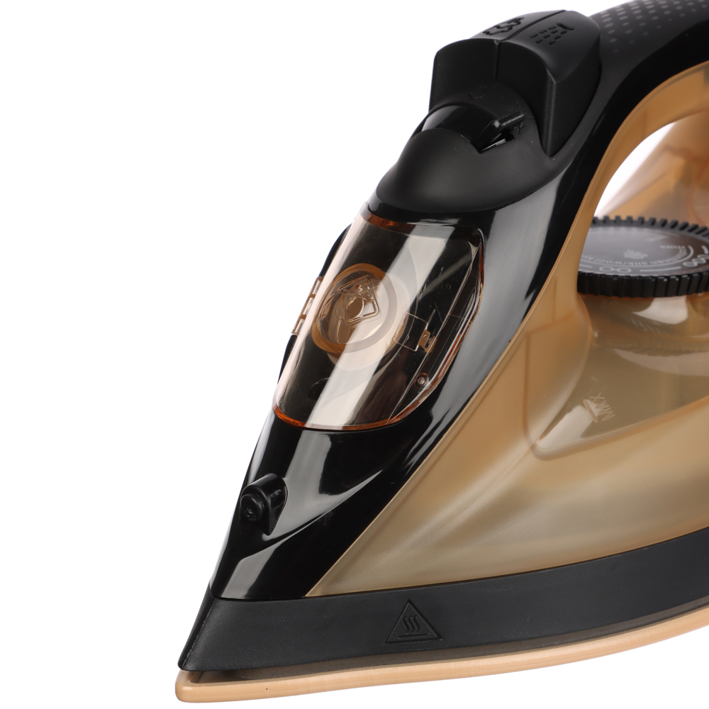 LEBEN Утюг с отпаривателем, 1600 Вт, подошва - керамическое покрытие, бак 150 мл, арт.№ 249-048