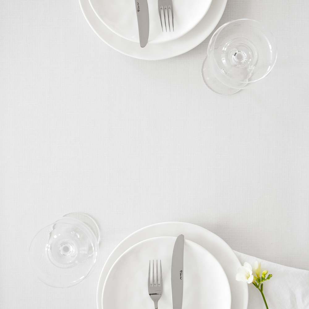 PROVANCE Милк Скатерть текстильная 140х230см лён с водоотталкивающей пропиткой, 100% пэ, молочный, арт.№ 435-122