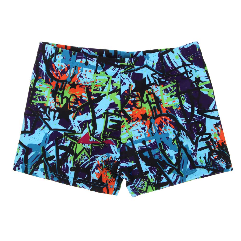 GALANTE Граффити Плавки купальные для мальчика, р-р 122-128, 82% полиэстер, 18% эластан, арт.№ 331-041